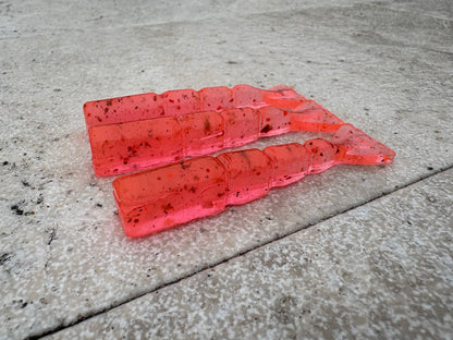3 Inch Hand Poured Shrimps 5 pcs